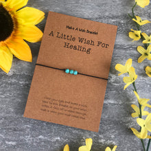 Load image into Gallery viewer, A Little Wish For Healing - Turquiose-4-The Persnickety Co