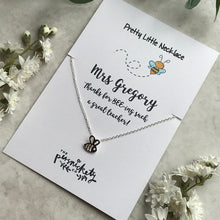 Load image into Gallery viewer, Thanks For BEE-ing Such A Great Teacher / Teaching Assistant Bee Necklace-6-The Persnickety Co