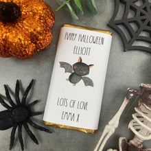 Load image into Gallery viewer, Bat Happy Halloween - Personalised Chocolate Bar