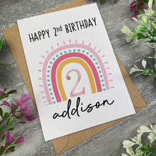 Load image into Gallery viewer, Rainbow Birthday Card