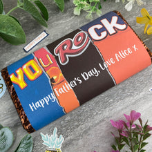 Load image into Gallery viewer, Personalised Chocolate Bar &#39;You Rock&#39;
