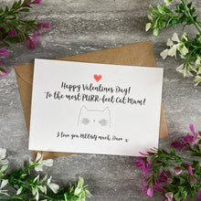Load image into Gallery viewer, Happy Valentine's Day To The Most PURR-fect Cat Mum/Cat Dad Card-6-The Persnickety Co
