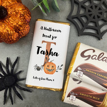 Load image into Gallery viewer, A Halloween Treat Just For You - Personalised Chocolate Bar-The Persnickety Co
