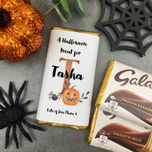 Load image into Gallery viewer, A Halloween Treat Just For You - Personalised Chocolate Bar-The Persnickety Co