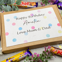 Load image into Gallery viewer, Personalised Birthday Chocolate Gift Box-10-The Persnickety Co
