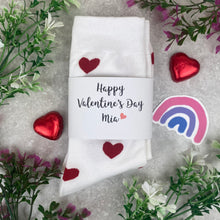 Load image into Gallery viewer, Happy Valentines Day- Heart Socks
