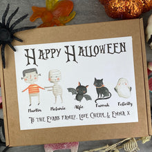 Load image into Gallery viewer, Happy Halloween Personalised Sweet Box-The Persnickety Co