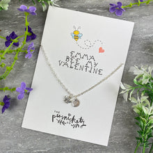 Load image into Gallery viewer, Bee My Valentine Necklace-3-The Persnickety Co