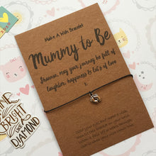 Load image into Gallery viewer, Mummy To Be Make a Wish Bracelet - Personalised-8-The Persnickety Co