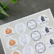 Load image into Gallery viewer, 24 Halloween Stickers