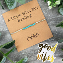 Load image into Gallery viewer, A Little Wish For Healing Beaded Bracelet-The Persnickety Co