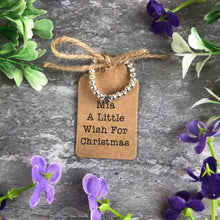Load image into Gallery viewer, A Little Wish For Christmas Stretch Ring-3-The Persnickety Co