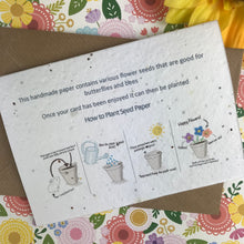 Load image into Gallery viewer, Plantable Wildflower Seed Card - Grandma If You Were A Flower I'd Pick You-10-The Persnickety Co