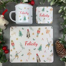 Load image into Gallery viewer, Nutcracker Enamel Mug, Placemat and Coaster-The Persnickety Co