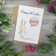 Load image into Gallery viewer, Personalised Happy 1st Easter Card