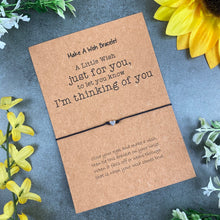 Load image into Gallery viewer, I'm Thinking Of You Wish Bracelet-9-The Persnickety Co