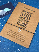 Load image into Gallery viewer, You Are My Sun My Moon And All Of My Stars Wish-2-The Persnickety Co
