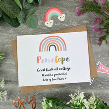 Load image into Gallery viewer, Good Luck At College Rainbow Card-The Persnickety Co