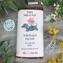 Load image into Gallery viewer, Pawfect Dog Dad Father's Day Chocolate Bar