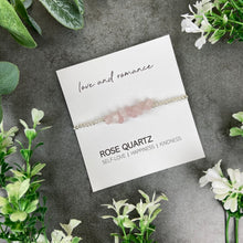 Load image into Gallery viewer, Rose Quartz Beaded Bracelet