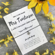Load image into Gallery viewer, I Couldn't Have Picked A Better Teacher With Plantable Wildflower Seed Card Backing-3-The Persnickety Co