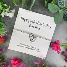 Load image into Gallery viewer, Personalised Valentine's Day I Love You Beaded Bracelet