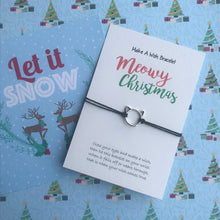Load image into Gallery viewer, Meowy Christmas Bracelet-8-The Persnickety Co