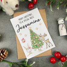 Load image into Gallery viewer, Merry Christmas Personalised Card-The Persnickety Co