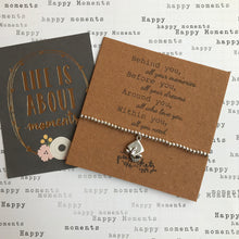 Load image into Gallery viewer, Beaded Charm Bracelet - Behind You All Your Memories-7-The Persnickety Co