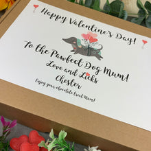 Load image into Gallery viewer, Personalised Pawfect Dog Dad/Mum Valentines Sweet Box