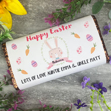 Load image into Gallery viewer, Personalised Happy Easter Chocolate Bar