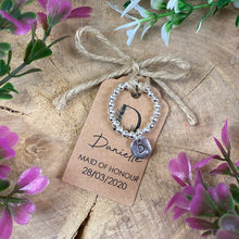 Load image into Gallery viewer, Maid Of Honour Initial Ring-9-The Persnickety Co
