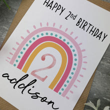 Load image into Gallery viewer, Rainbow Birthday Card