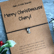 Load image into Gallery viewer, Merry Christmouse Wish Bracelet-4-The Persnickety Co