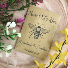 Load image into Gallery viewer, Meant To Bee Seed Wedding Favour Pack of 12-2-The Persnickety Co