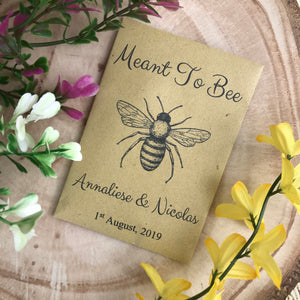 Meant To Bee Seed Wedding Favour Pack of 12-3-The Persnickety Co