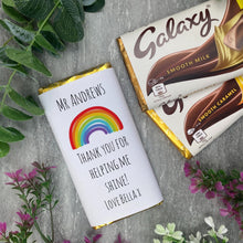 Load image into Gallery viewer, Teacher Chocolate Bar- Helping Me Shine