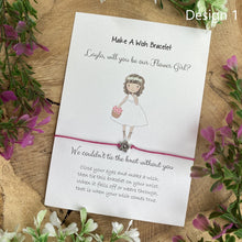Load image into Gallery viewer, Will You Be Our Flower Girl Wish Bracelet-9-The Persnickety Co
