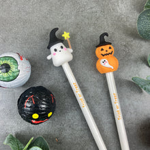 Load image into Gallery viewer, Halloween Ghost and Pumpkin Gel Pens
