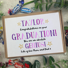 Load image into Gallery viewer, Exam Congratulations - Graduation Chocolate Box - Purple
