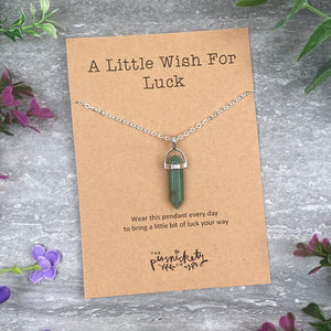 Crystal Necklace  - A Little Wish For Luck