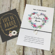 Load image into Gallery viewer, Fabulous Mum Wish Bracelet-9-The Persnickety Co