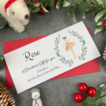 Load image into Gallery viewer, Personalised Nutcracker Ballerina Wreath Money Wallet-The Persnickety Co