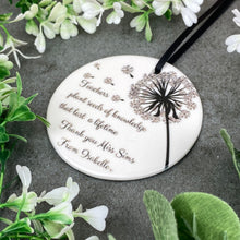 Load image into Gallery viewer, Personalised Teacher Hanging Decoration-3-The Persnickety Co