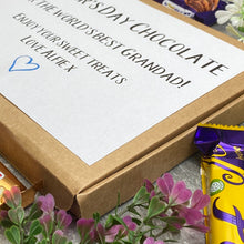 Load image into Gallery viewer, Father's Day Chocolate For The Worlds Best Grandad/Dad-3-The Persnickety Co