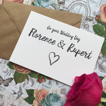 Load image into Gallery viewer, On Your Wedding Day Card-5-The Persnickety Co