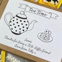 Load image into Gallery viewer, Tea-Riffic Friend Personalised Tea and Biscuit Box-4-The Persnickety Co