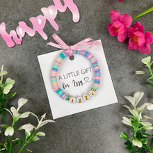 Load image into Gallery viewer, Rainbow Personalised Name Bracelet