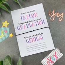 Load image into Gallery viewer, Exam Congratulations - Graduation Star Wish Bracelet