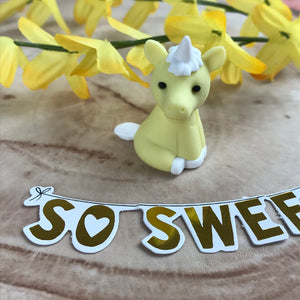 Yellow Unicorn Eraser-6-The Persnickety Co